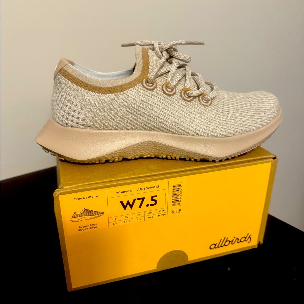 Allbirds Tree Dasher 2 Rugged Beige Sneaker